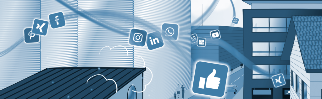 Digitale Werbung Digitales Marketing Marketingkonzept Lokale Werbung